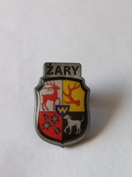 Herb miasta Żary przypinka pin odznaka wpinka