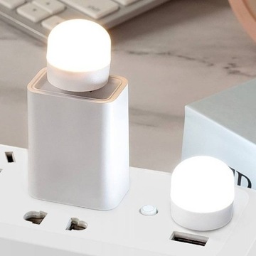 Mini Lampka Nocna LED USB Powerbank