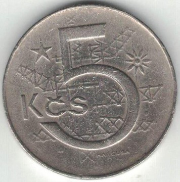 Czechosłowacja 5 koron 1983