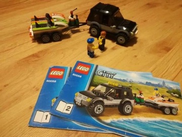 Lego SUV z motorówką 60058