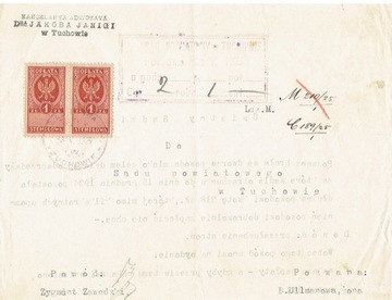 Sąd Powiatowy w Tuchowie, 1925, pismo