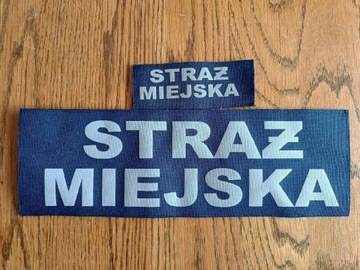 Straż miejska napis 