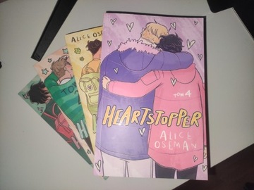 Komiksy HEARTSTOPPER 4 tomy