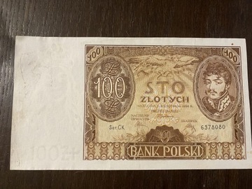 Stary Banknot kolekcjonerski Polska 100 zł 1934