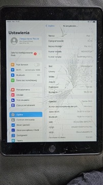 Ipad Air 2 64gb pęknięta szybka