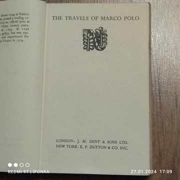 The travels of Marco Polo j. angielski 1939 r.