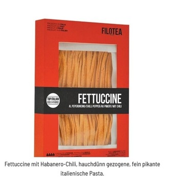 Włoski Makaron fettuccine z peperoncicini Filotea