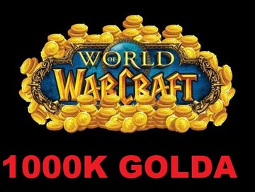 WOW WORLD OF WARCRAFT 1000K GOLDA SILVERMOON A/H