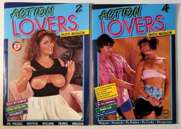 Zestaw czasopism erotycznych ACTION LOVERS.