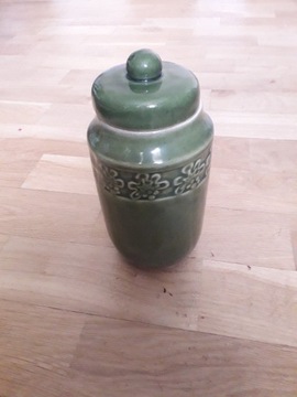 Wazon vintage/pojemnik ceramiczny, styl Pruszków
