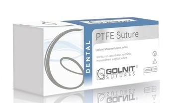 GOLNIT Dental PTFE Suture 4/0 19 Reverse Cutting, 
