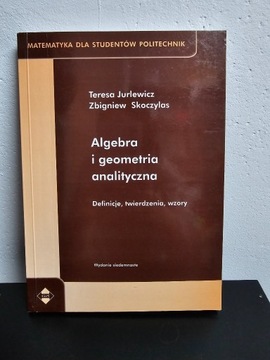 Algebra i geometria analityczna definicje