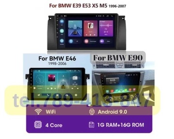 Radio ANDROID nawigacja BMW E39 X5 E53 E46 E90