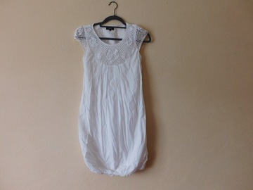 Papaya biała sukienka mini 36 38