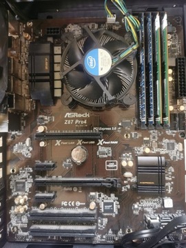 ASRock Z87 Pro4 + i3 4130 + 8GB RAM + chłodzenie