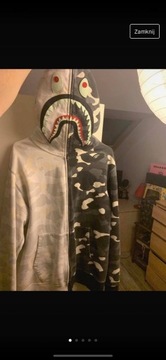 A bathing ape zip hoodie (bape bluza oryginalna)