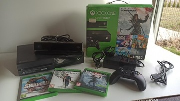 Xbox One 500 GB + Kinect + 3 Gry - zadbany zestaw