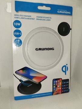 NOWA ŁADOWARKA INDUKCYJNA  GRUNDIG 10W USB-C