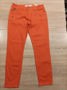 Spodnie pomarańczowe jeansy L FREEMAN T PORTMAN