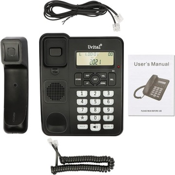 Komputer stacjonarny przewodowy telefon do domu