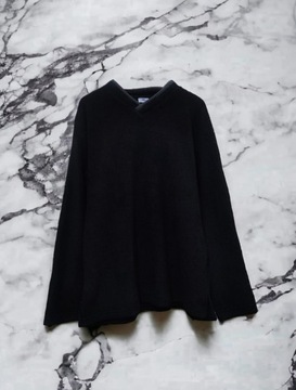 bluza polarowa czarna polarek sweter sweterek XL