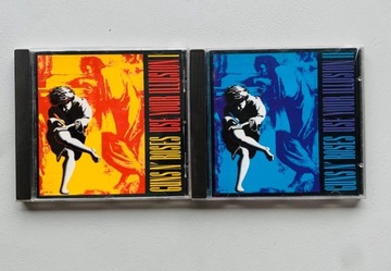 2 albumy Guns N Roses Use Your Illusion rock acdc