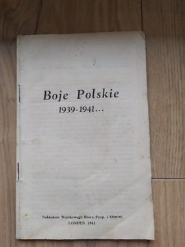 Boje Polskie 1939-1941...  Londyn 1941