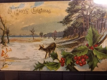 Pocztówka Boże Narodzenie 1908