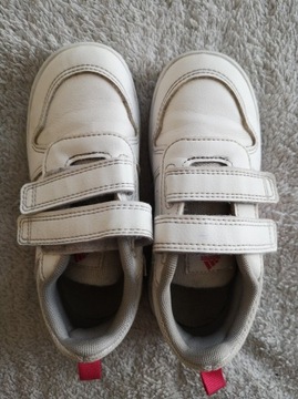 Białe buty sportowe adidasy na rzepy Adidas 26