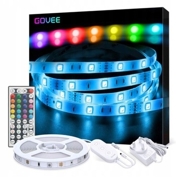 LED Strip Lights, Govee 5 Metrowy RGB Dekoracyjny