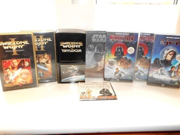 Kolekcja Star Wars 9vhs + DvD