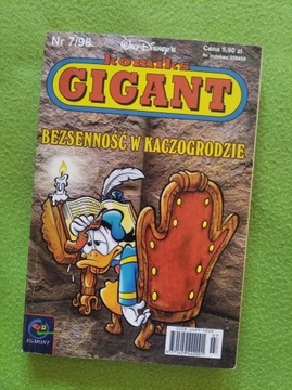 komiks GIGANT Bezsenność w Kaczogrodzie Nr 7/98