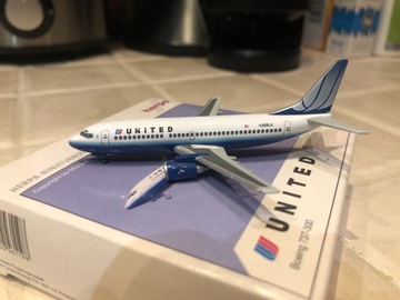 UNITED BOEING B737-300 HERPA 1:400