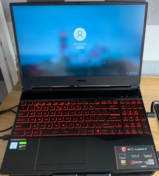 MSI GL65 Leopard 15,6”, laptop notebook gamingowy
