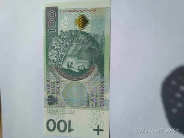 Banknot 100zł  nowy 