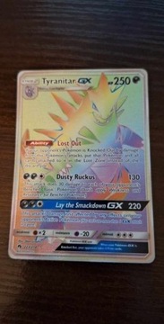 223/214 Tyranitar GX rainbow Pokemon lost thunder