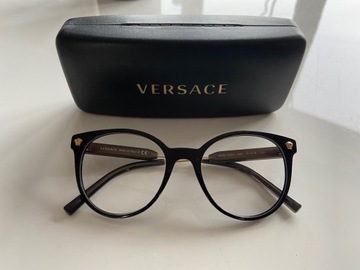 Okulary korekcyjne damskie -0,5 VERSACE czarne