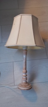 Lampa nocna, stołowa z ładnym abażurem Vintage 