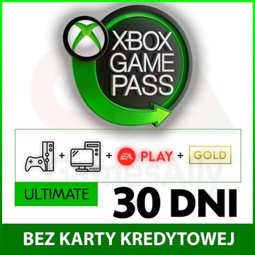 XBOX GAME PASS ULTIMATE 30 DNI + LIVE GOLD + EA