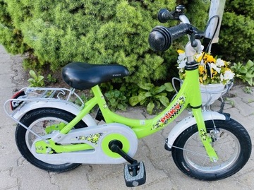 Rower ALU rowerek dziecięcy koła 12" PUKY Zielony Ładny