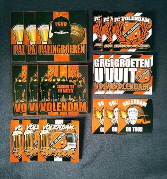 Vlepki FC Volendam 18 sztuk wlepki naklejki