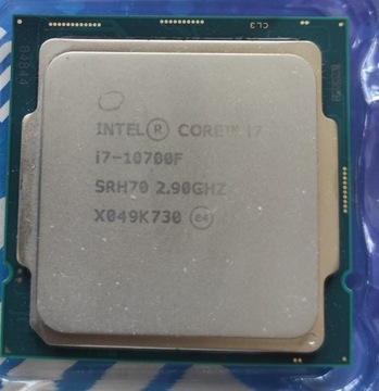 Procesor i7-10700F 2,9 GHz 8 rdzeni 14 nm LGA1200