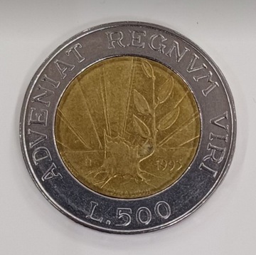 San Marino - 500 lira - 1993r. 