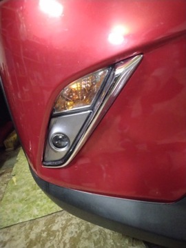 Mazda CX3 listwa chrom halogen kratka zderzak komp