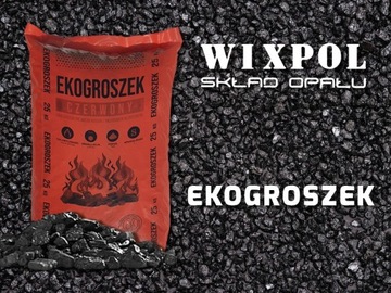 WĘGIEL EKOGROSZEK  WORKOWANY 25kg