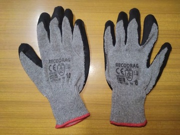 Rękawice, rękawiczki powlekane robocze  r 10