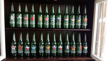 Butelki Heineken z flagami uczestników EURO 2020