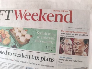 Financial Times Weekend 8-9.07.23 + HTSI Europa