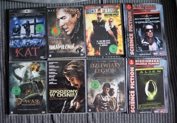 Filmy DVD/VCD kolekcja 8 filmów -SENSACJA