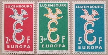 Luksemburg 1958 Mi 590-592  **